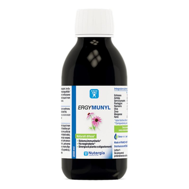 Ergymunyl Nutergia Integratore per le Difese Immunitarie con Echinacea Liquido 250 ml