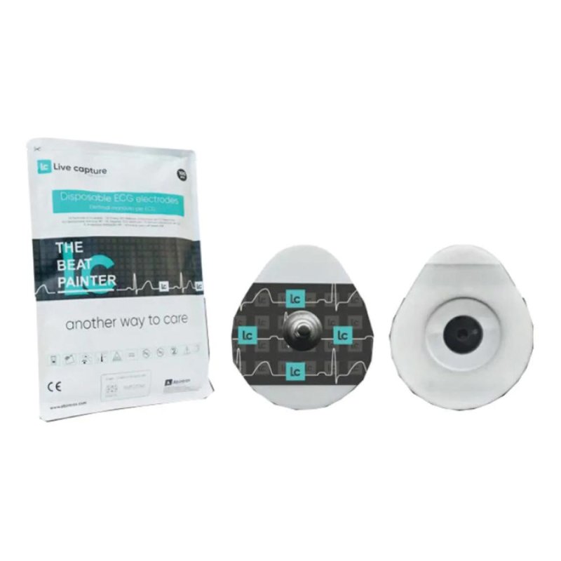 Abintrax Live Capture - Cardio On Line Elettrodo Monouso ECG 100 Pezzi Abintrax Live Capture - Cardio On Line Elettrodo Monouso ECG 100 Pezzi