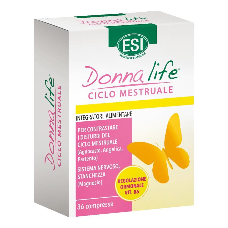 ESI Donna Life - Ciclo Mestruale Integratore Regolazione Ormonale 36 Compresse ESI Donna Life - Ciclo Mestruale Integratore Regolazione Ormonale 36 Compresse