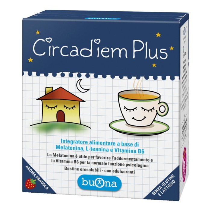 Circadiem Plus 20 Bustine Integratore per il Ritmo Circadiano e la Buona Qualità del Sonno Circadiem Plus 20 Bustine Integratore per il Ritmo Circadiano e la Buona Qualità del Sonno