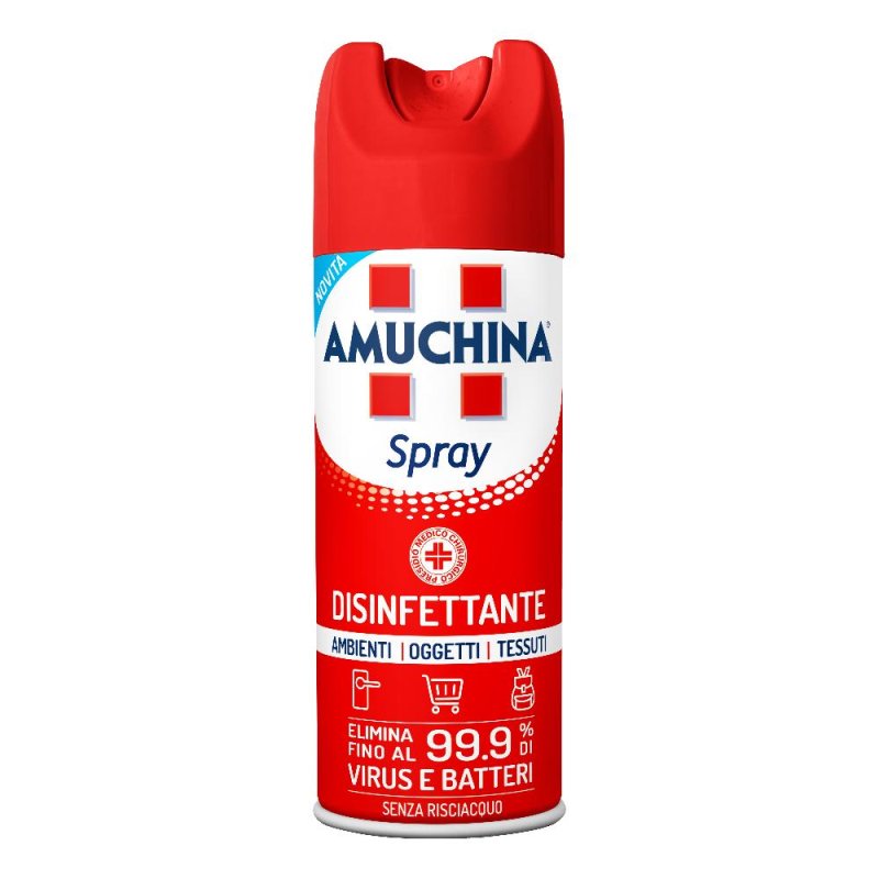 Amuchina Spray - Disinfettante per Ambiente, Oggetti e Tessuti - Confezione 400 ml Amuchina Spray - Disinfettante per Ambiente, Oggetti e Tessuti - Confezione 400 ml