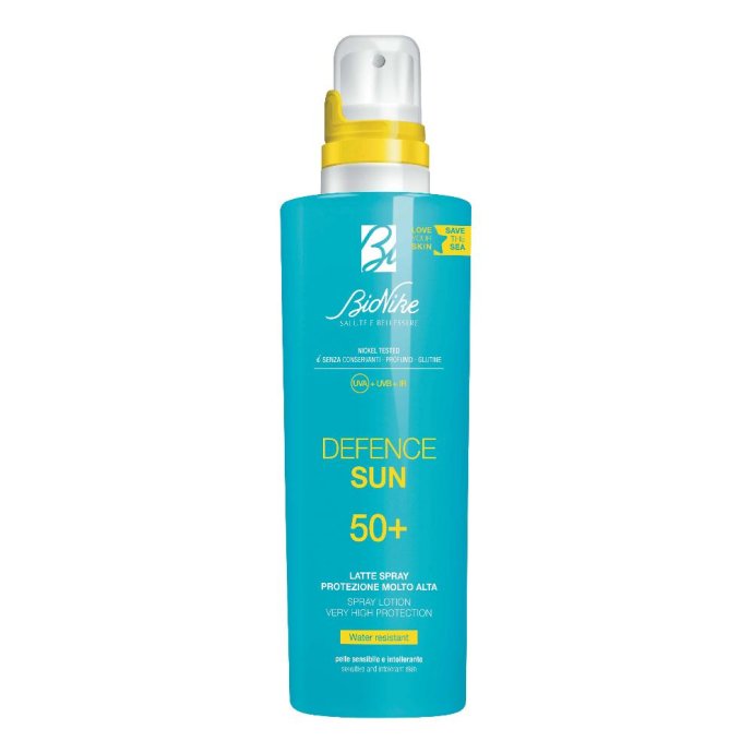 Defence Latte Spray Protezione Solare Bionike Molto Alta 50+ 200ML Defence Latte Spray Protezione Solare Bionike Molto Alta 50+ 200ML