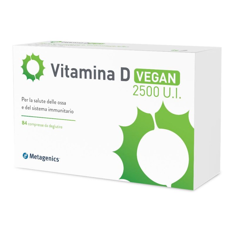 Vitamina D 2500 IU Vegan 85 Compresse Vitamina D 2500 IU Vegan 85 Compresse