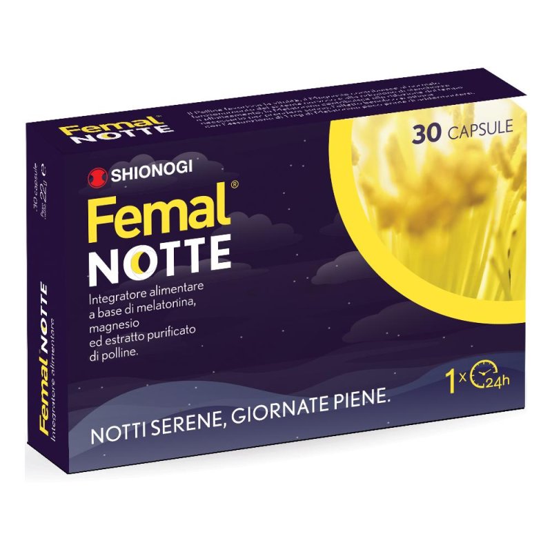 Femal Notte integratore 30 capsule Femal Notte integratore 30 capsule