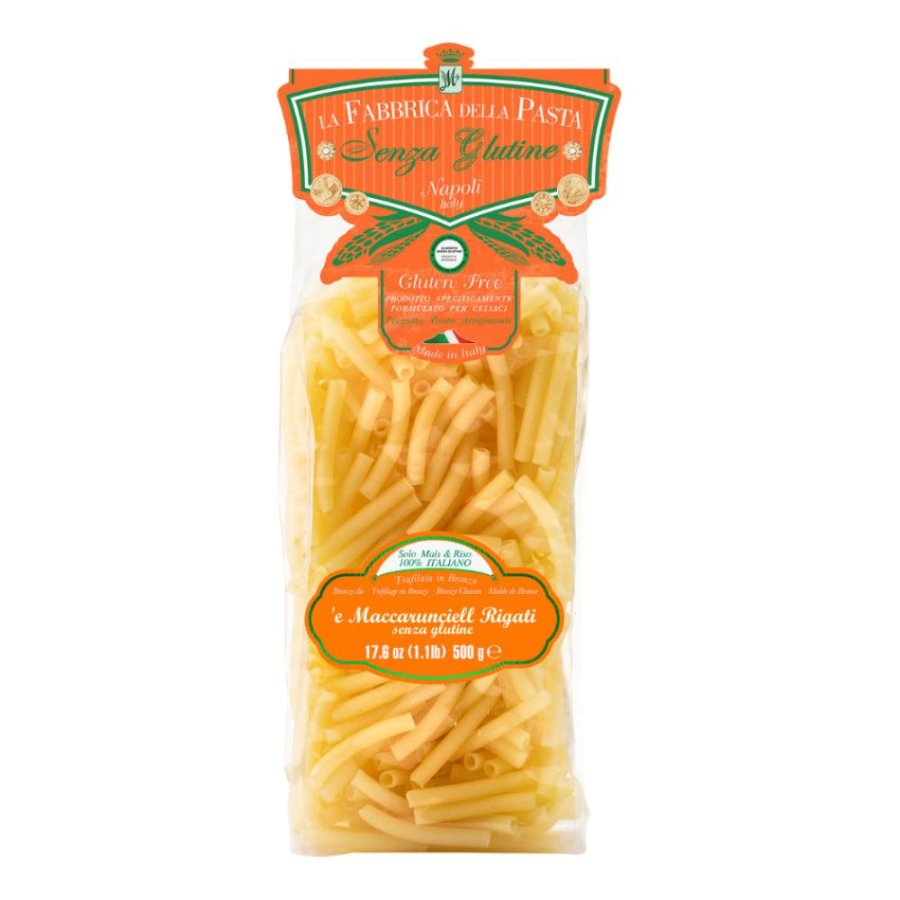 Maccarunciell lisci 500 g - pasta artigianale di semola Maccarunciell lisci 500 g - pasta artigianale di semola