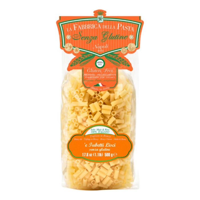 Fabbrica della Pasta di Gragnano tubetti lisci 500 g senza glutine