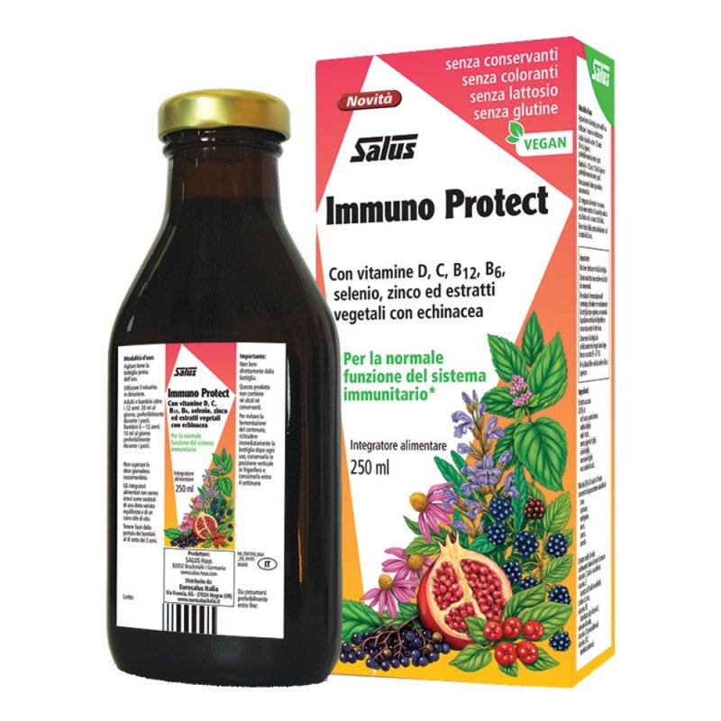 Immuno Protect sciroppo 125 ml - integratore per sostegno delle difese immunitarie Immuno Protect sciroppo 125 ml - integratore per sostegno delle difese immunitarie