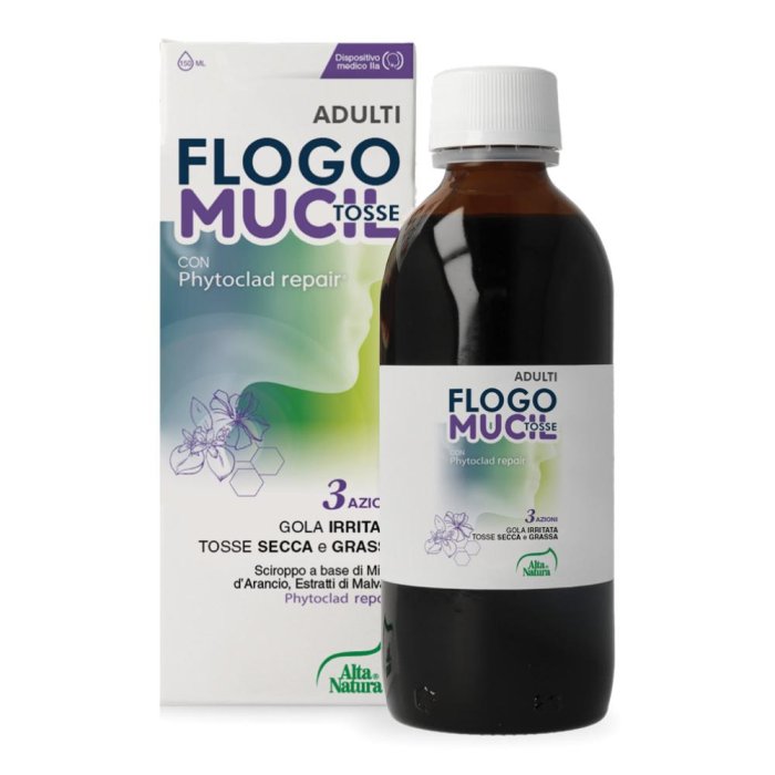 Alta Natura Flogomucil Tosse Adulti Dispositivo Medico 150 ml Alta Natura Flogomucil Tosse Adulti Dispositivo Medico 150 ml