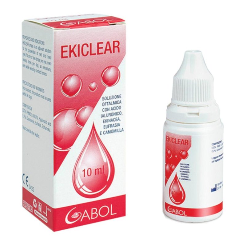 Ekiclear Soluzione Oftalmica Collirio Lubrificante Idratante 15 ml Ekiclear Soluzione Oftalmica Collirio Lubrificante Idratante 15 ml