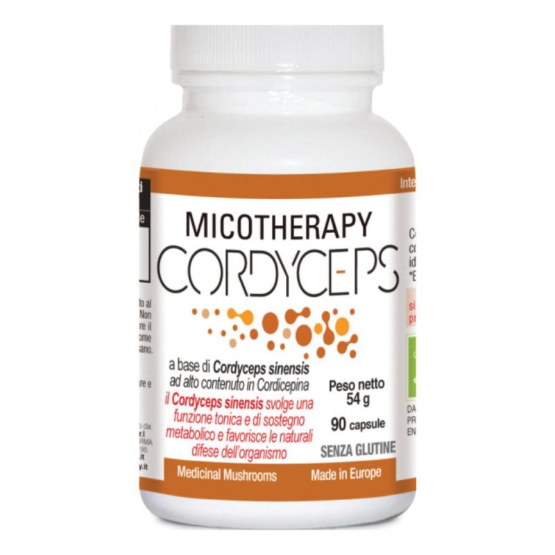 Micotherapy Cordyceps 90 capsule &ndash; integratore con Cordyceps sinensis per energia e difese immunitarie