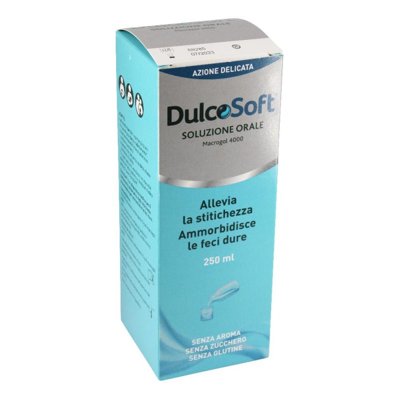 Dulcosoft soluzione orale 250 ml GMM lassativo osmotico a base di macrogol Dulcosoft soluzione orale 250 ml GMM lassativo osmotico a base di macrogol