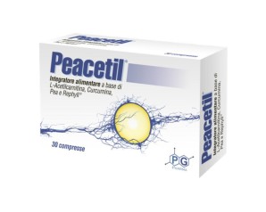 Peacetil Integratore Alimentare con Cla700 , Acetilcarnitina , Curcumina e rephyll  30 compresse