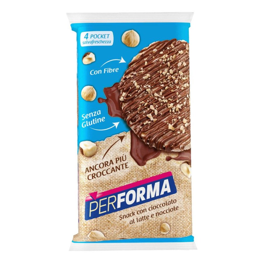 Pesoforma Performa - Gallette con Cioccolato al Latte e Nocciola 142g Pesoforma Performa - Gallette con Cioccolato al Latte e Nocciola 142g