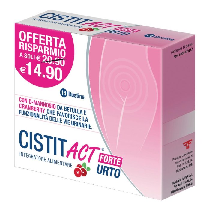 Cistit Act Forte Urto 14 Bustine Cistit Act Forte Urto 14 Bustine