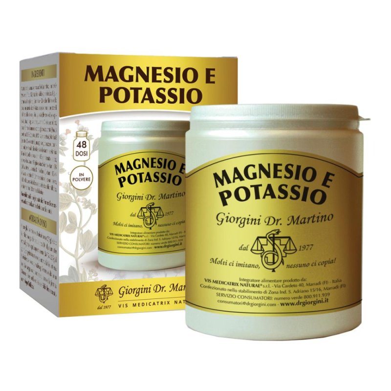 Dr. Giorgini Magnesio E Potassio Polvere 360g Dr. Giorgini Magnesio E Potassio Polvere 360g