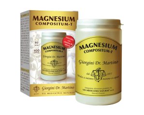 Giorgini Magnesium Compositum-T Integratore Stanchezza e Nervosismo 400 Pastiglie 500mg