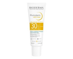 Bioderma - Photoderm AKN Mat Crema Viso Spf30+ Confezione 40 Ml