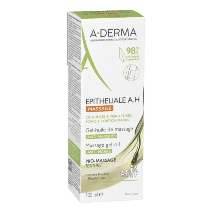 A Derma Epitheliale Duo gel olio massaggio cicatrici con acido ialuronico per derma sensibile 100 millilitri A Derma Epitheliale Duo gel olio massaggio cicatrici con acido ialuronico per derma sensibile 100 millilitri