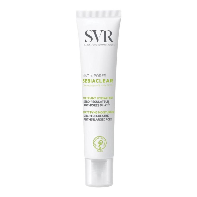 SVR Sebiaclear - Mat + Pores Trattamento Sebo-Regolatore Opacizzante 40 ml SVR Sebiaclear - Mat + Pores Trattamento Sebo-Regolatore Opacizzante 40 ml