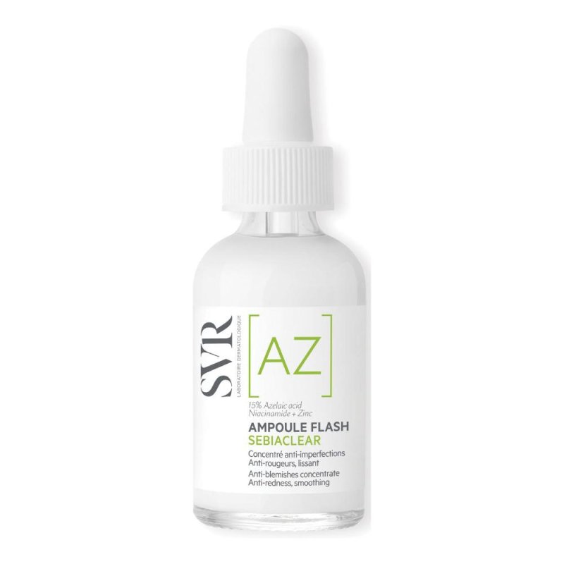 SVR Sebiaclear Ampoule Flash 30 ml - Fluido concentrato levigante anti-rossori e anti-imperfezioni