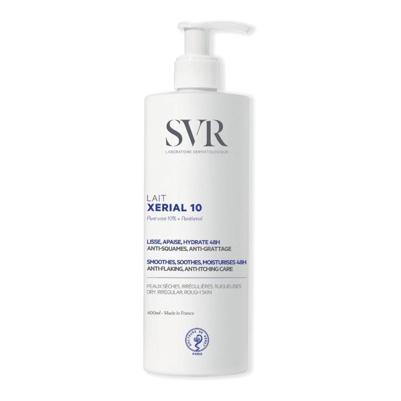 SVR Xerial 10 Lait 400 ml - latte corpo idratante 24h per pelle secca e ruvida SVR Xerial 10 Lait 400 ml - latte corpo idratante 24h per pelle secca e ruvida