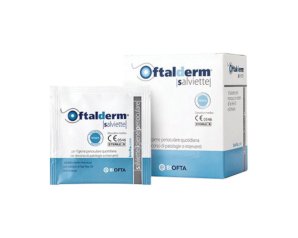Oftalderm Salviette - Detersione Delicata delle Palpebre e Ciglia 16 pezzi