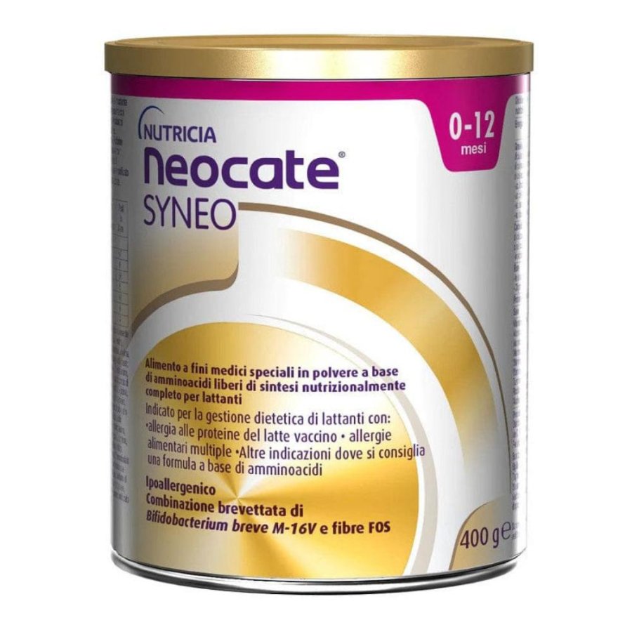 Danone Nutricia Soc.ben. Neocate Syneo Latte 400 G Danone Nutricia Soc.ben. Neocate Syneo Latte 400 G