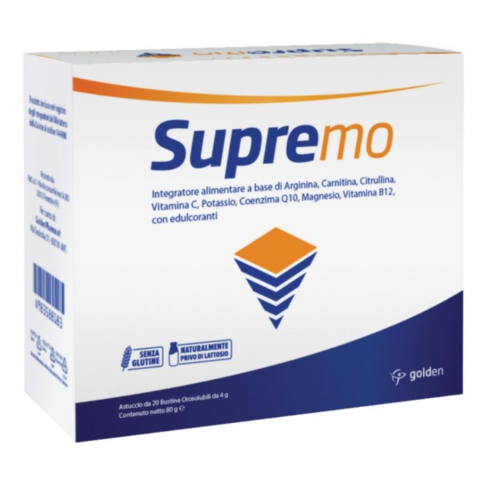 Supremo Integratore Alimentare in Bustine – Confezione da 20 Bustine Supremo Integratore Alimentare in Bustine – Confezione da 20 Bustine