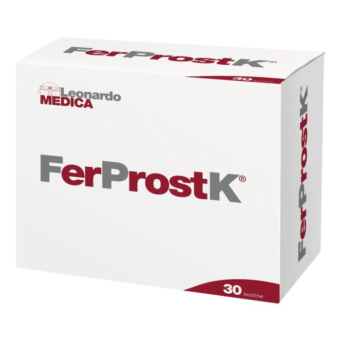 Ferprost K Integratore Alimentare in Bustine per il Benessere Generale, Confezione da 30 Bustine, Peso Totale 180 g