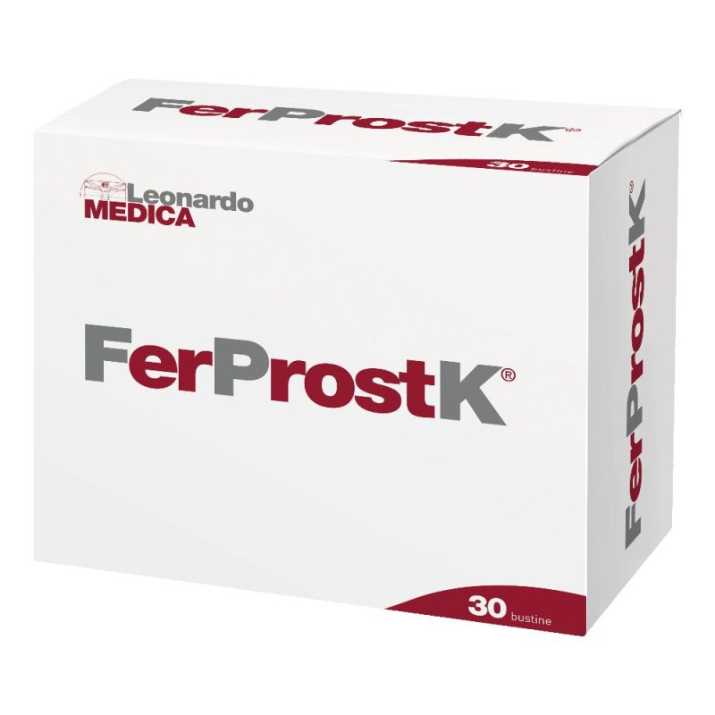 Ferprost K Integratore Alimentare in Bustine per il Benessere Generale, Confezione da 30 Bustine, Peso Totale 180 g Ferprost K Integratore Alimentare in Bustine per il Benessere Generale, Confezione da 30 Bustine, Peso Totale 180 g