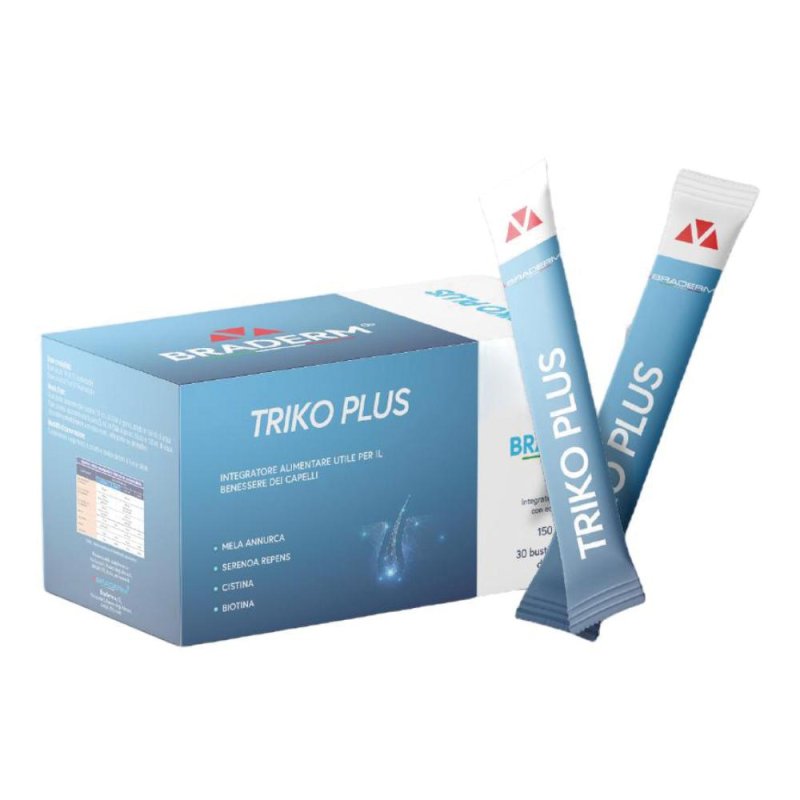 Braderm Triko Plus Liquido 30 Bustine Braderm Braderm Triko Plus Liquido 30 Bustine Braderm