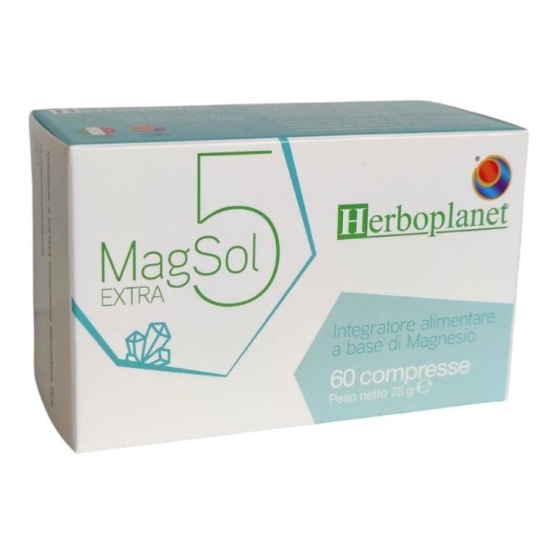 Herboplanet Magsol 5 Extra Integratore Alimentare 60 Compresse Herboplanet Magsol 5 Extra Integratore Alimentare 60 Compresse