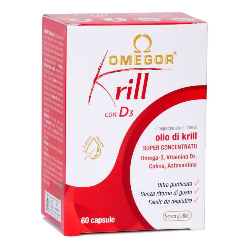 Omegor krill D3 60 capsule Omegor krill D3 60 capsule