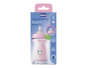 CH Bib.NatFeel PL Girl6m+330ml