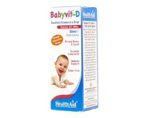 HealthAid BabyVit Drops Vitamina D Gocce per Neonati e Bambini 50 Millilitri