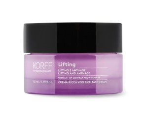 Korff Lifting - Crema Viso Ricca Anti-Età per Pelle Normale e Secca 50 ml