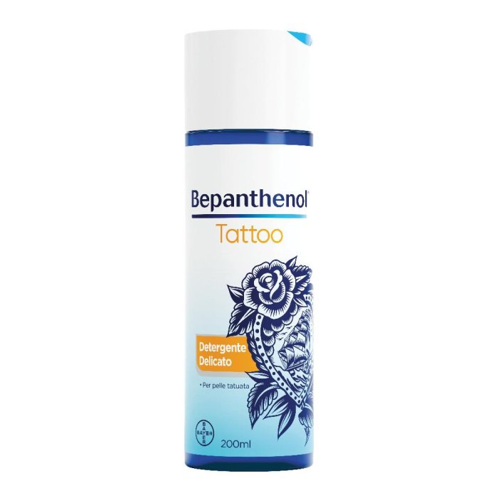 Bepanthenol tattoo detergente delicato 200 ml Bepanthenol tattoo detergente delicato 200 ml