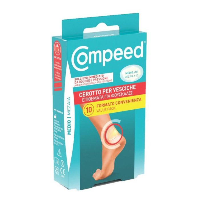 Compeed Cerotti Per Vesciche Medi 10 Pezzi Compeed Cerotti Per Vesciche Medi 10 Pezzi