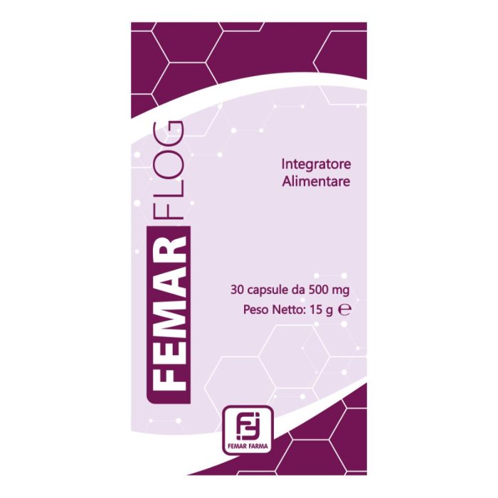 Femar Flog 30 Capsule Integratore Alimentare per il Benessere delle Articolazioni e dei Tessuti