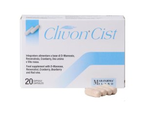 Clivon Cist Integratore 20 Capsule per il Benessere delle Vie Urinarie e la Prevenzione delle Cistiti