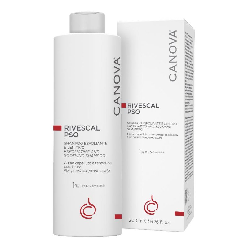 Shampoo Rivescal Pso 125 ml per Cute Secca Desquamata e Cuoio Capelluto Sensibile
