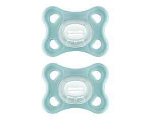 MAM Comfort succhietto 2-6 mesi silicone doppio - set 2 succhietti in silicone per neonati