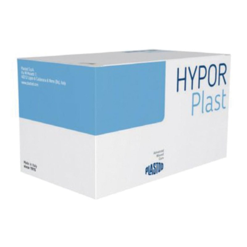Hypor Plast rotolo cerotto adesivo ipoallergenico dieci centimetri per dieci metri per medicazioni e bendaggi
