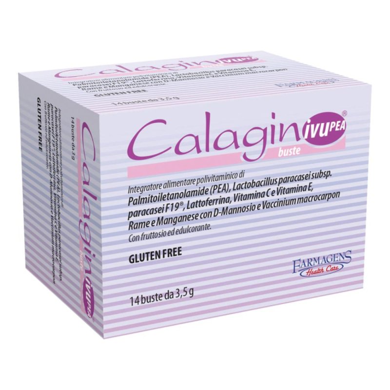 Calagin IVU PEA Integratore Alimentare per il Benessere delle Vie Urinarie 14 Bustine Calagin IVU PEA Integratore Alimentare per il Benessere delle Vie Urinarie 14 Bustine