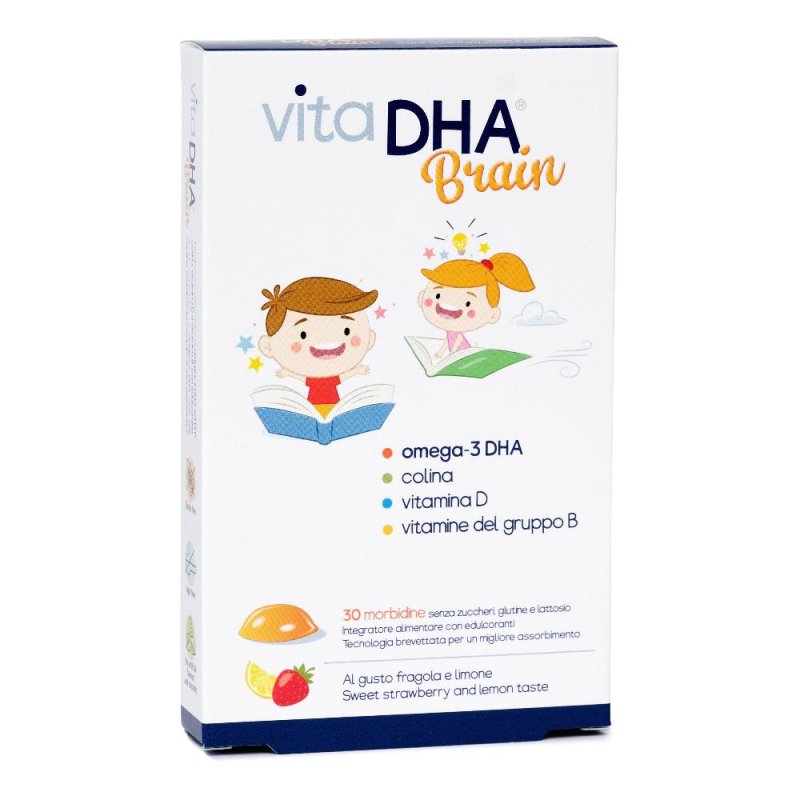 Vitadha Brain 30 Morbidine Al Gusto Fragola E Limone Vitadha Brain 30 Morbidine Al Gusto Fragola E Limone