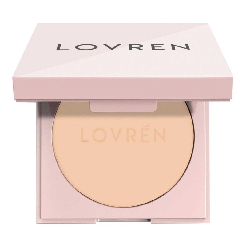 Lovr&eacute;n CP1 Cirpia Fix & Shine Cipria Neutra Fissante Trucco, Cipria Opacizzante Viso 10g