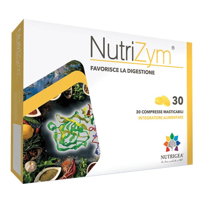 Nutrigea Nutrizym 30 Compresse Masticabili Nutrigea Nutrizym 30 Compresse Masticabili