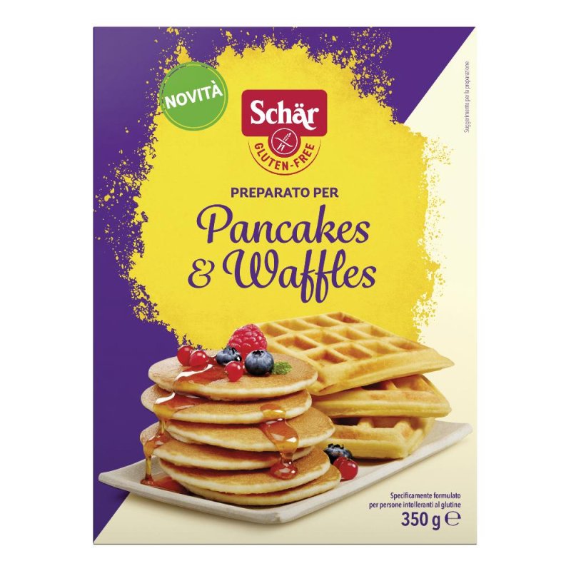 Schar Preparato Pancakes e Waffles 350g senza glutine