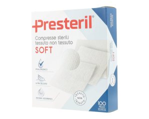 Medipresteril garze in Compresse in TNT Sterili – 100 Pezzi da 10x10 cm