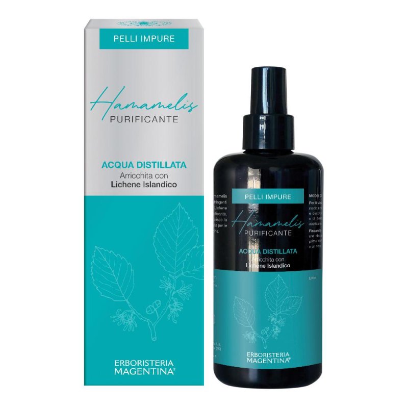 Erboristeria Magentina Acqua Distillata - Hamamelis Purificante 200 ml Erboristeria Magentina Acqua Distillata - Hamamelis Purificante 200 ml